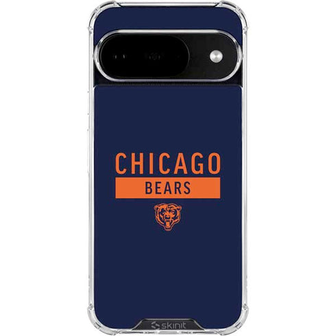 NFL Chicago Bears Blue Performance Series Google Pixel 10 Clear Case